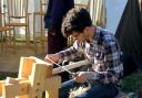 Young woodworker