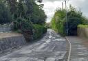 The southern end of Tillington Road in Hereford is in disrepair