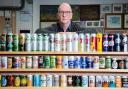 Nick West has had to sell off all but three of his beer cans