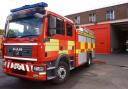 Fireefighters were called to a flat in Ledbury