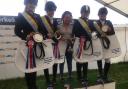 South Hereford and Ross Harriers took first place at an Intermediate Team Show Jumping competition