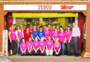 Tesco staff set to take part in Race for Life. 092801-1. Picture by Michelle Jones.