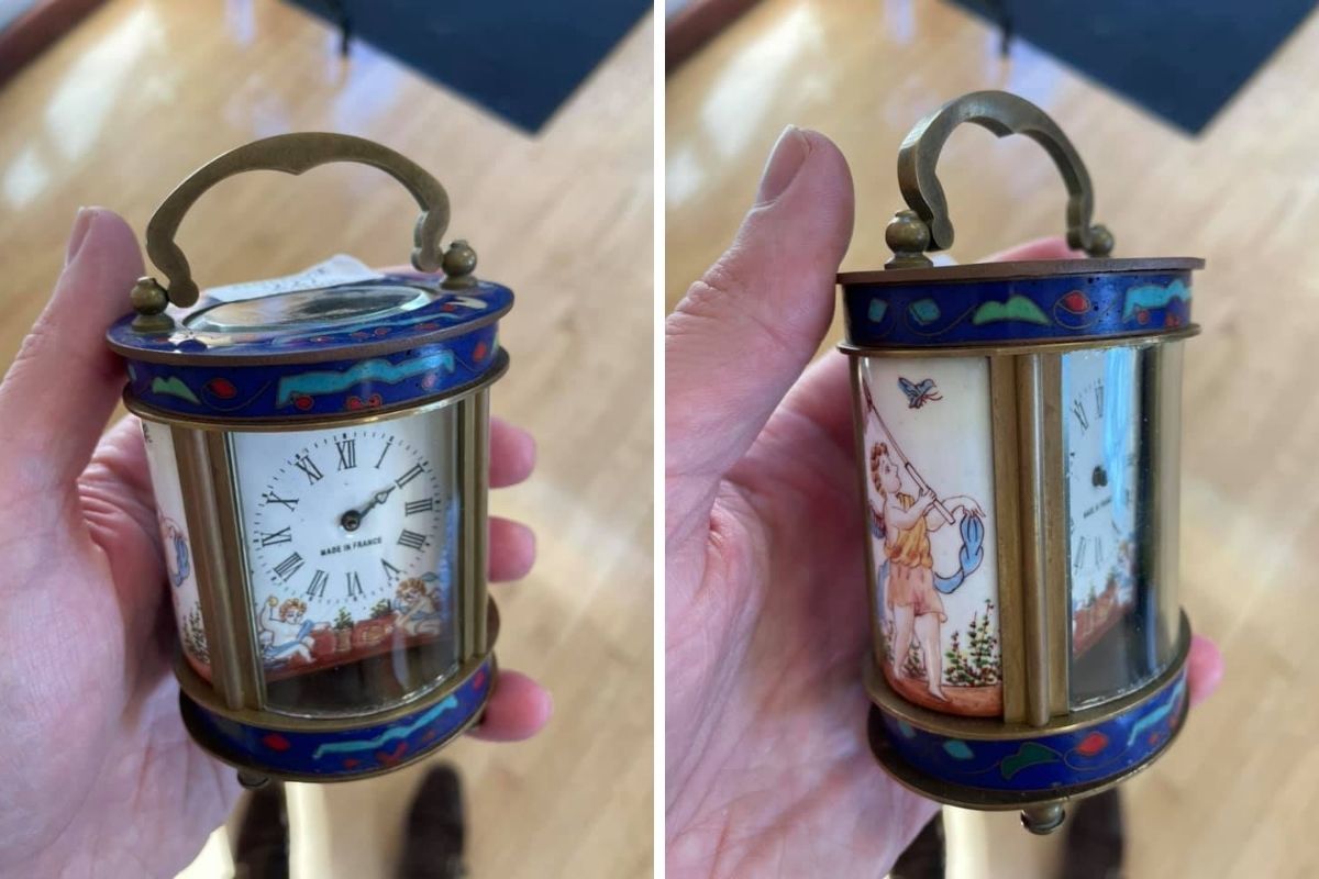 A minature clock was also stolen. Picture: Pembridge Auction