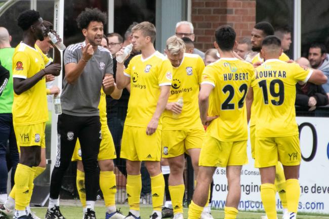 Hereford manager Josh Gowling says his squad will have to adapt if they lose players in January. Picture: Andy Walkden/Hereford FC