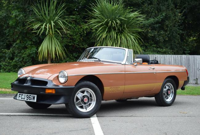 The 1981 MGB Limited Edition Roadster, first owned by a Hereford businessman, is up for auction with just 77 miles on the clock. Picture: Car & Classic