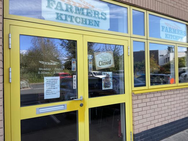 Farmers Kitchen café in Vincent Carey Road, Rotherwas, Hereford, has permanently closed.