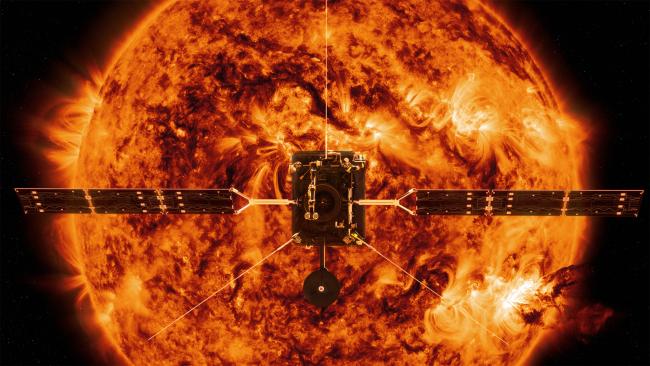 Another solar flare from the Sun is expected to hit the Earth on either Thursday November 4 or Friday November 5 (ESA/ATG medialab/Nasa/PA)