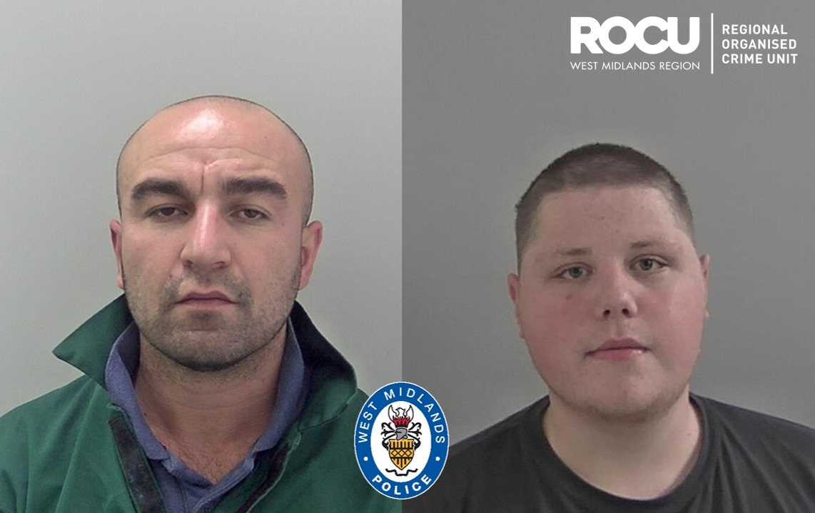 Sangar Khalid Mohammed and Billy Hems have been jailed for people smuggling. Picture: West Midlands Police