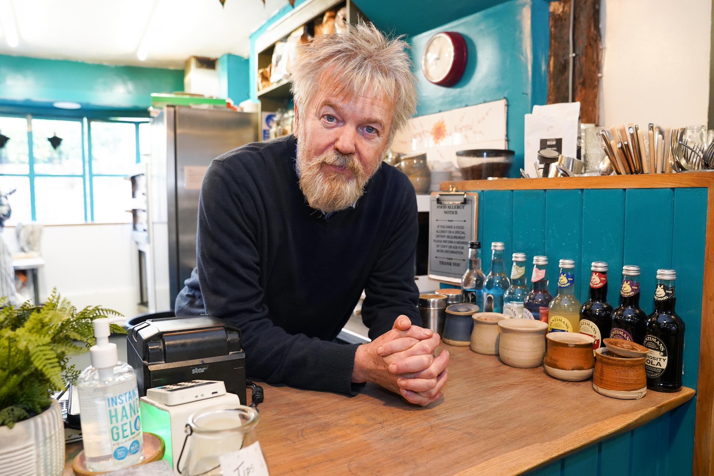 Bill Gannon, of Rocket Café in Church Street, is disappointed with Herefordshire Council and West Mercia Police. Picture: Rob Davies