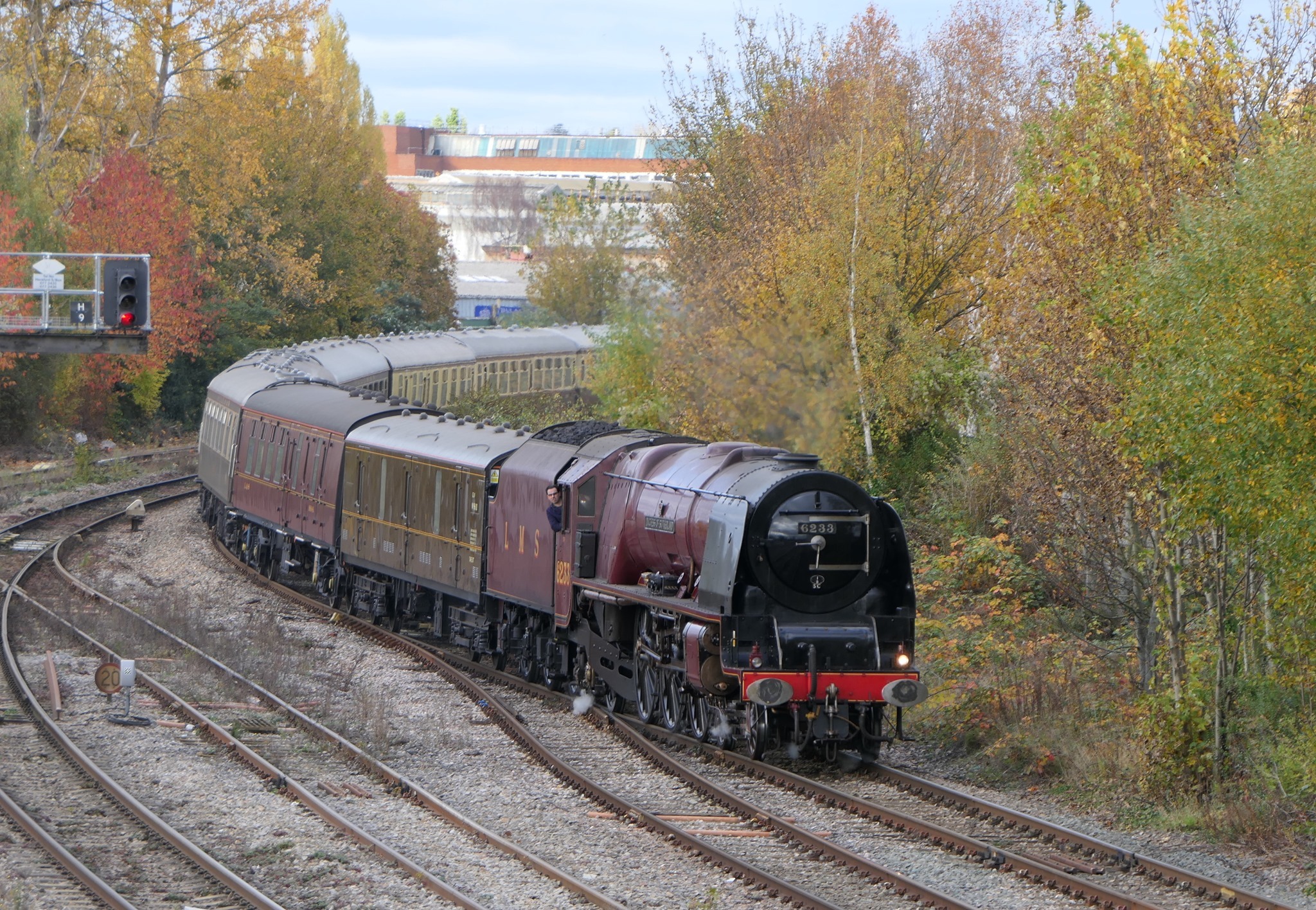 The Duchess of Sutherland pulling the Welsh Marches Express. Picture: Marnie Wooderson