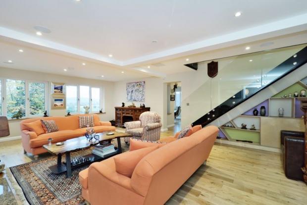 Hereford Times: Brunel House in Dinedor, near Hereford, has a sauna and steam room and is for sale on Zoopla.  Image: Greenhouse properties / Zoopla