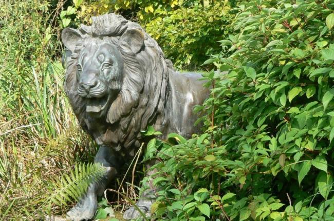 A 'massive' lion statue worth more than almost £10,000 has been stolen from Holloways in Suckley, near Bromyard
