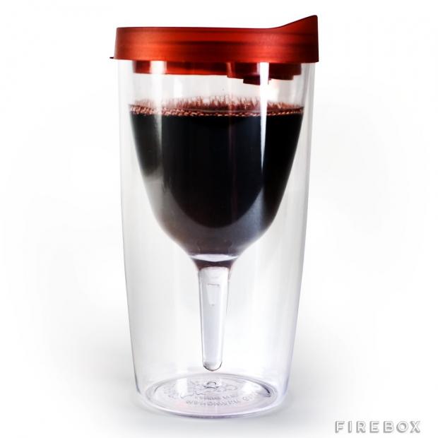 Hereford Times: Vindo2go portable wine glass. Credit: Firebox