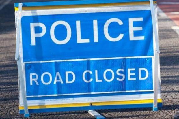 Ross Road in Hereford was closed due to a serious crash involving a motorcycle and a car