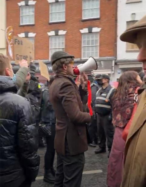 Hereford Times: Ledbury hunt protestors