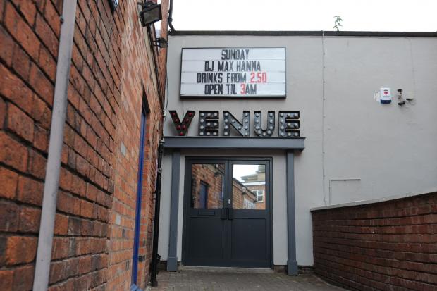 Hereford Times: The Venue says the Welsh are welcome this evening, even if clubs in Wales are closed