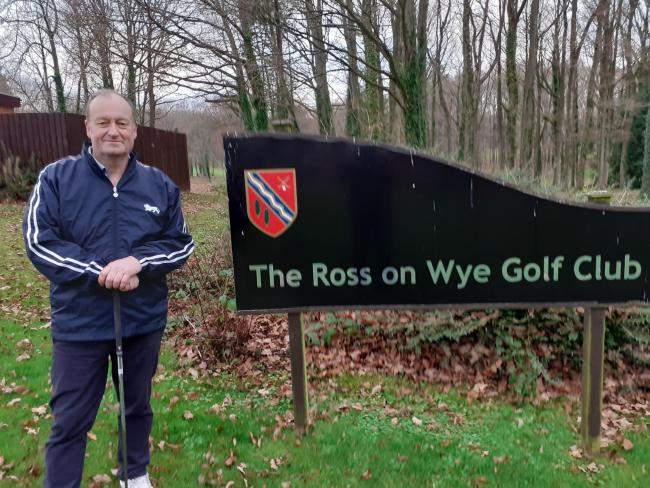 Tim Harrison who was victorious at Ross Golf Club
