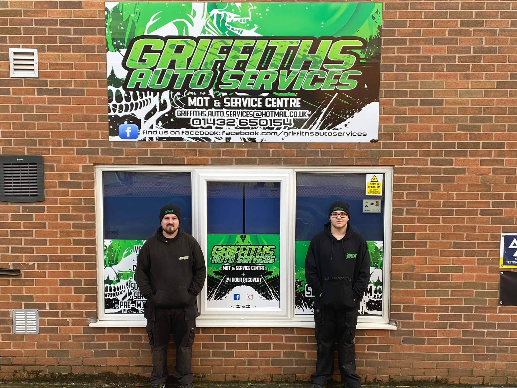 Nathan Mansell at Griffiths Auto Services, Hereford