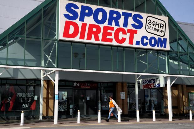 Hereford Times: Sports Direct store. Credit: PA