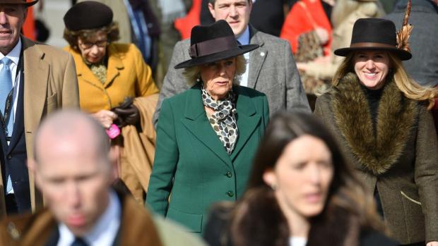 Hereford Times: The Duchess of Cornwall joined racegoers on Ladies Day at the Cheltenham Festival. (PA)