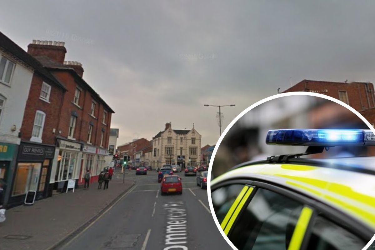 He was caught out in Hereford's Commercial Road. Picture: Google Maps