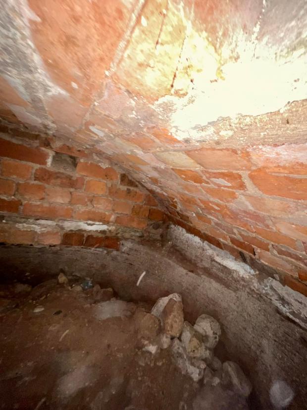 Hereford Times: The air-raid shelter was used in the Second World War. Picture: Glewstone Court 