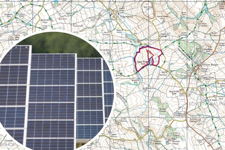 Backing for 70-acre solar farm in Herefordshire countryside 