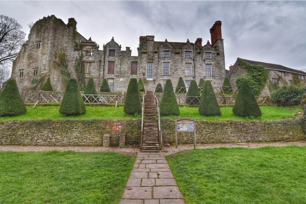Hereford Times: Work has taken place inside Hay castle