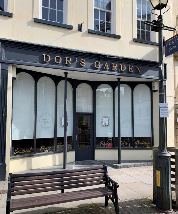 Hereford Times: Dor's garden will open in 6 High Street, in Ross-on-Wye 