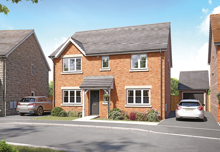 An artists impression of what the new homes in Holmer will look like. Picture: Crest Nicholson