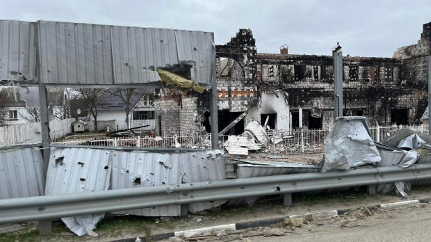 Hereford Times: Ian Jackson saw scenes of devastation in Lviv and Kyiv