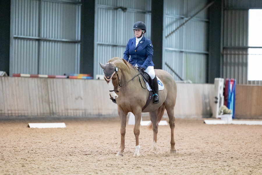 Hereford Times: Pete and I at a recent dressage competition.