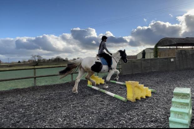 Hereford Times: Laura horse riding training at Malvern Riding School