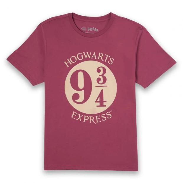 Hereford Times: Harry Potter Platform Burgundy T-Shirt (IWOOT)