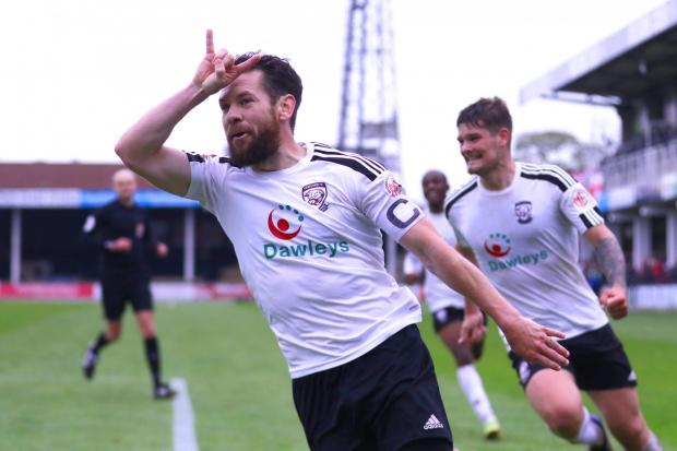 Jared Hodgkiss is leaving Hereford after four seasons. Picture: Steve Niblett/Hereford FC