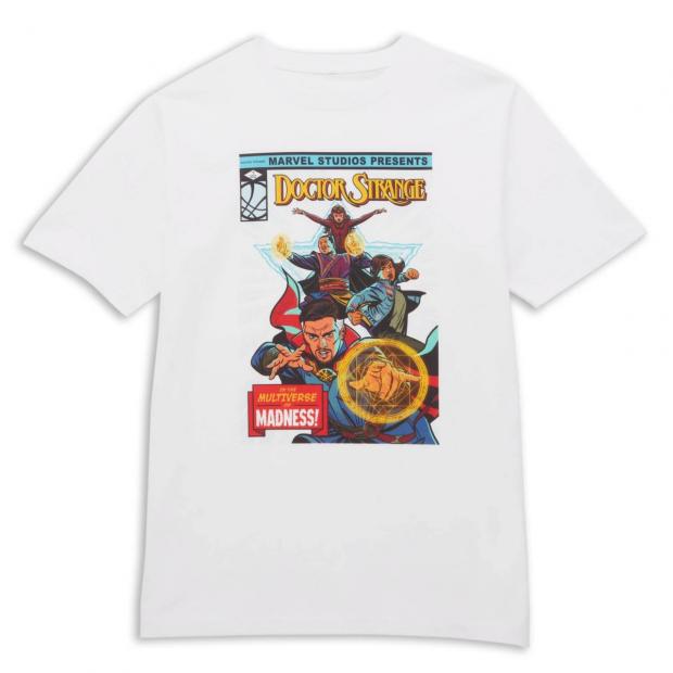 Hereford Times: Marvel Dr Strange Star Comic Oversized Heavyweight T-Shirt (Zavvi)