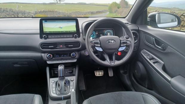 Hereford Times: The Kona N's sporty interior is also appealing 