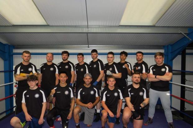 The City of Hereford boxing team which will be fighting at Edgar Street