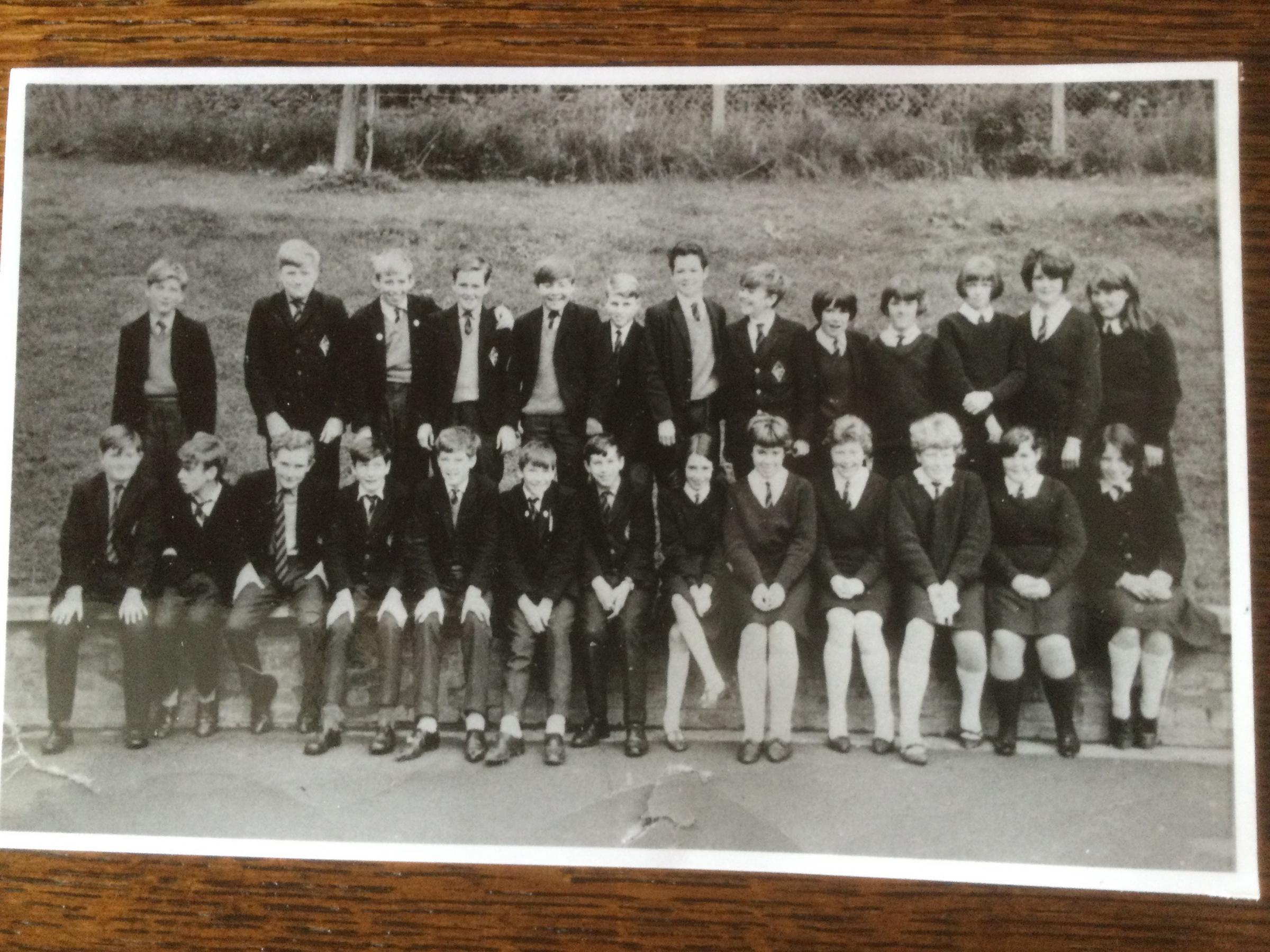 The class of 66 from Lady Hawkins School in Kington