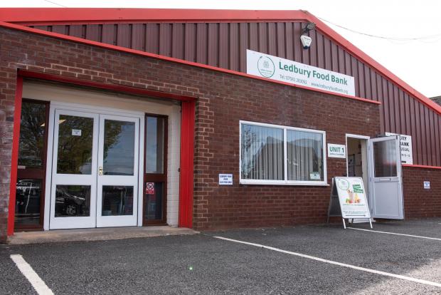 Hereford Times: The food bank has moved to the Homend Trading Estate