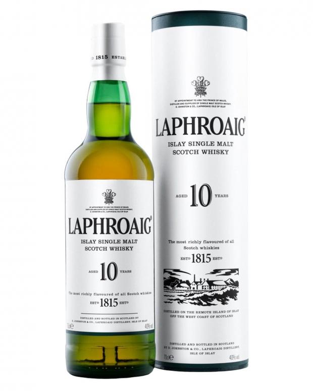 Hereford Times: Laphroaig 10-Year-Old Malt Whisky - Islay. Credit: The Bottle Club