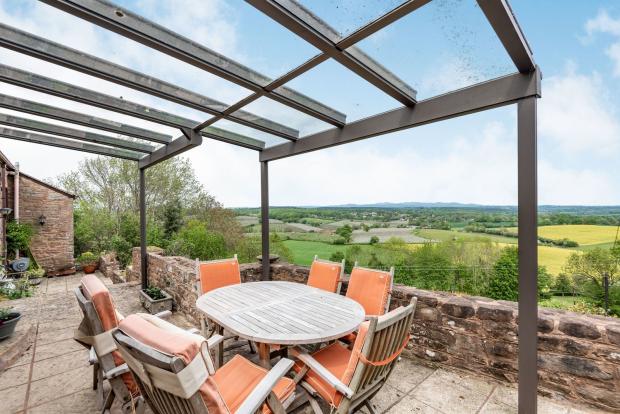 Hereford Times: A five-bed barn conversion in Linton, near Ross-on-Wye, is for sale, and it boasts great views of the Malvern Hills. Picture: Hamilton Stiller/Zoopla