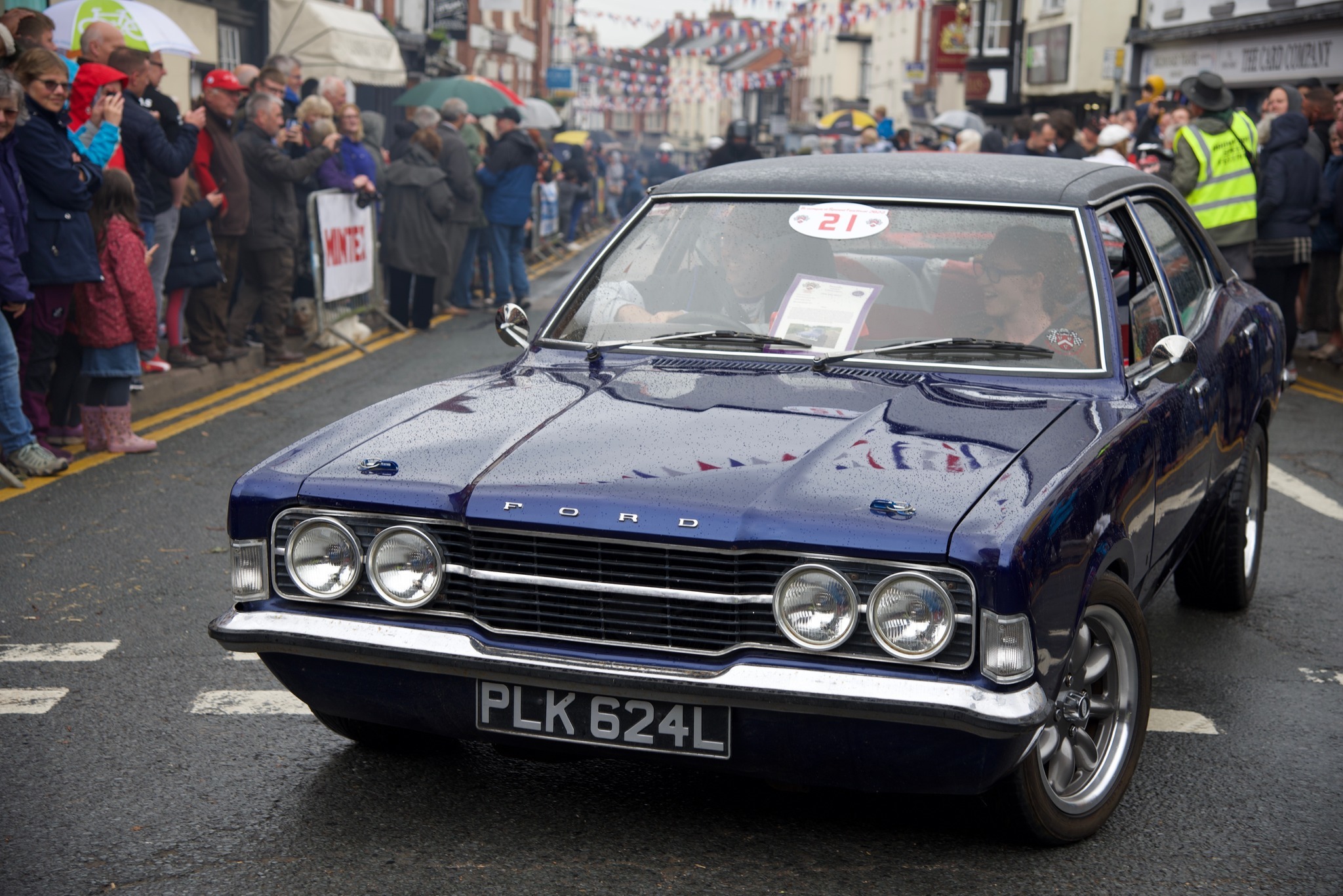 Bromyard Speed Festival 2022: A 1970s Ford Cortina. Picture: Jane Hufton