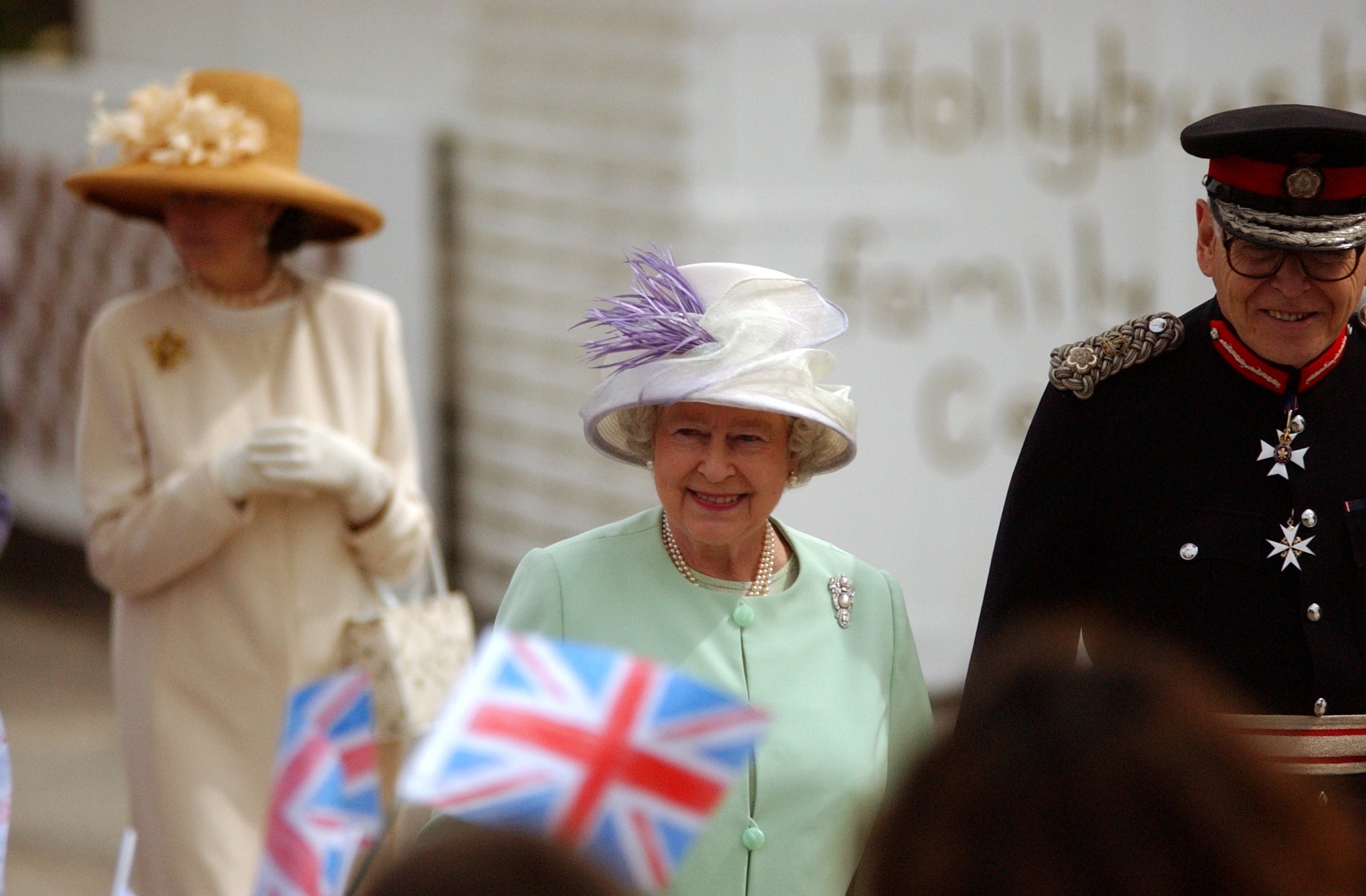 The Queen on a visit to Hollybush Family Centre in the St Martin’s area of Hereford in 2003