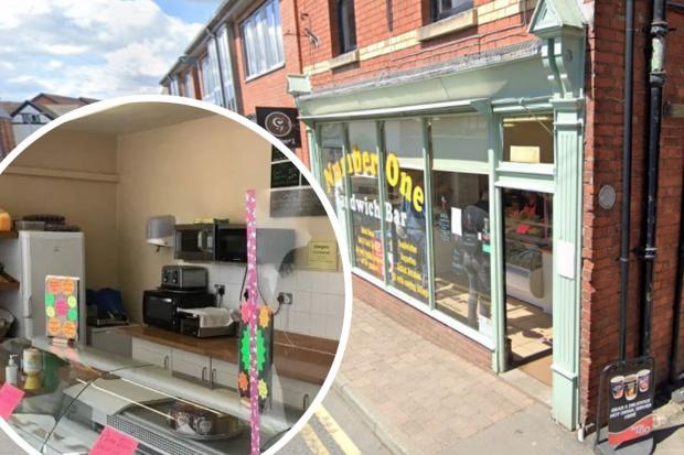 Number One Sandwich Bar is for sale in Ledbury. Picture: Hilton Smythe/Zoopla, Google Maps