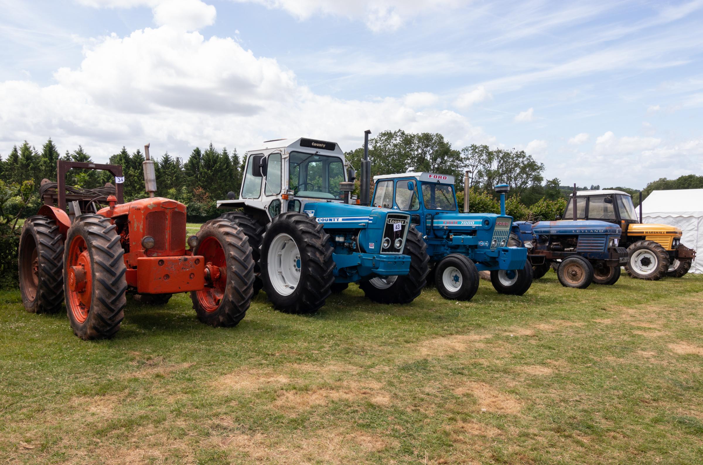 There were also Ford and Leyland tractors at the Bromyard Gala 2022. Picture: Sofie Smith