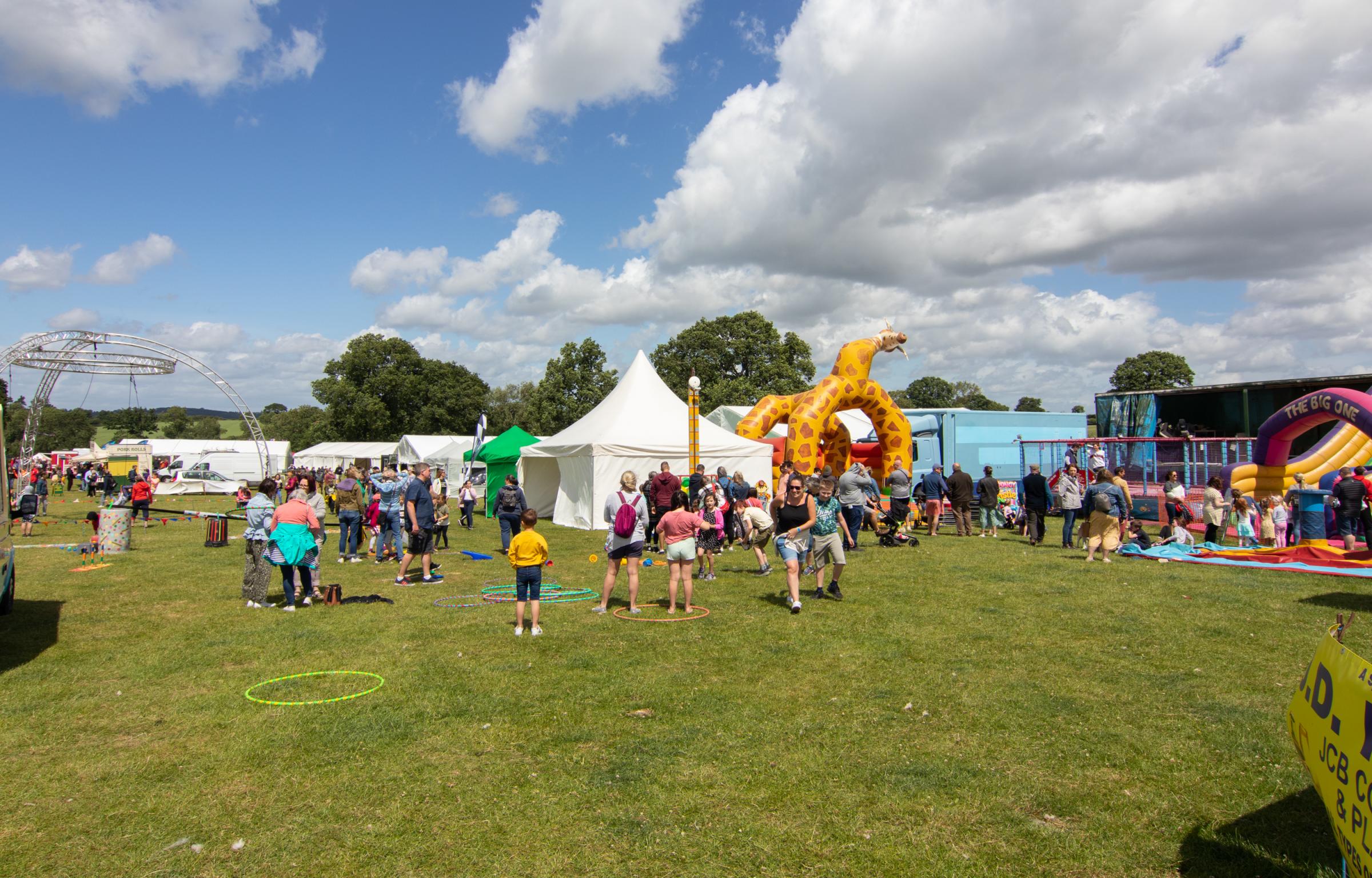Crowds flocked to the 2022 Bromyard Gala, held on the Ledbury Road at Avenbury. Picture: Sofie Smith