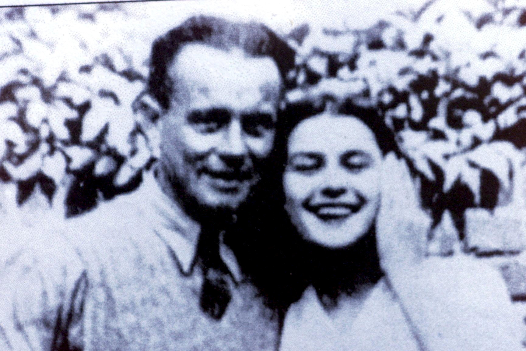 WW2 heroine Violette Szabo and her husband Etienne. Picture: SWNS 