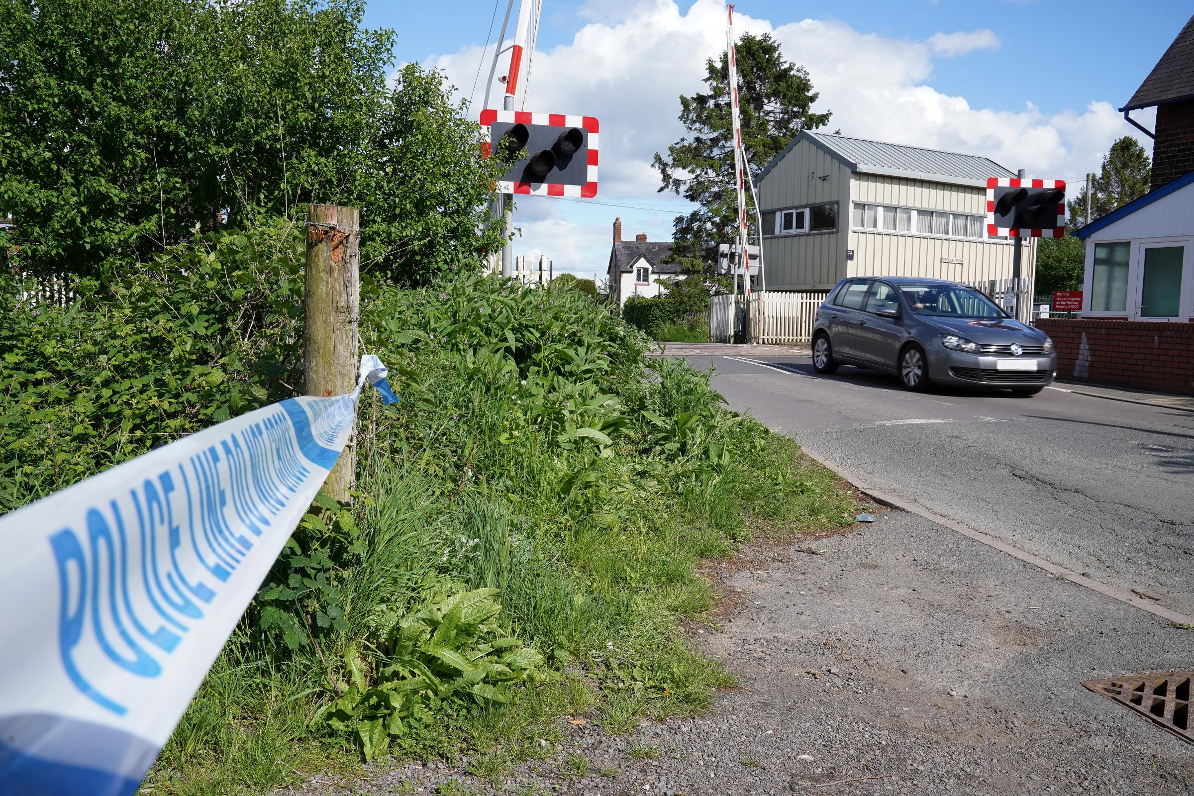 The crash happened near the Long Lane level crossing at Craven Arms. Picture: Rob Davies 
