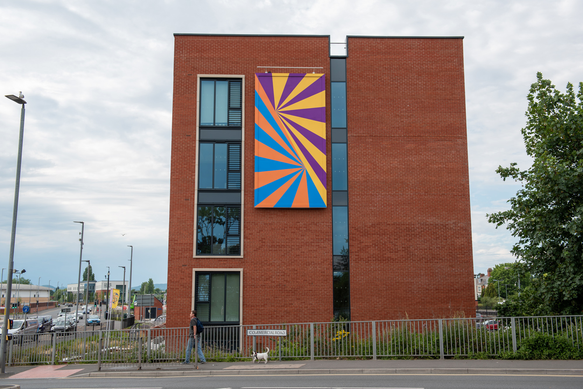 Artwork on the Station Approach student accomodation is part of the plan. Picture: Oliver Cameron-Swan